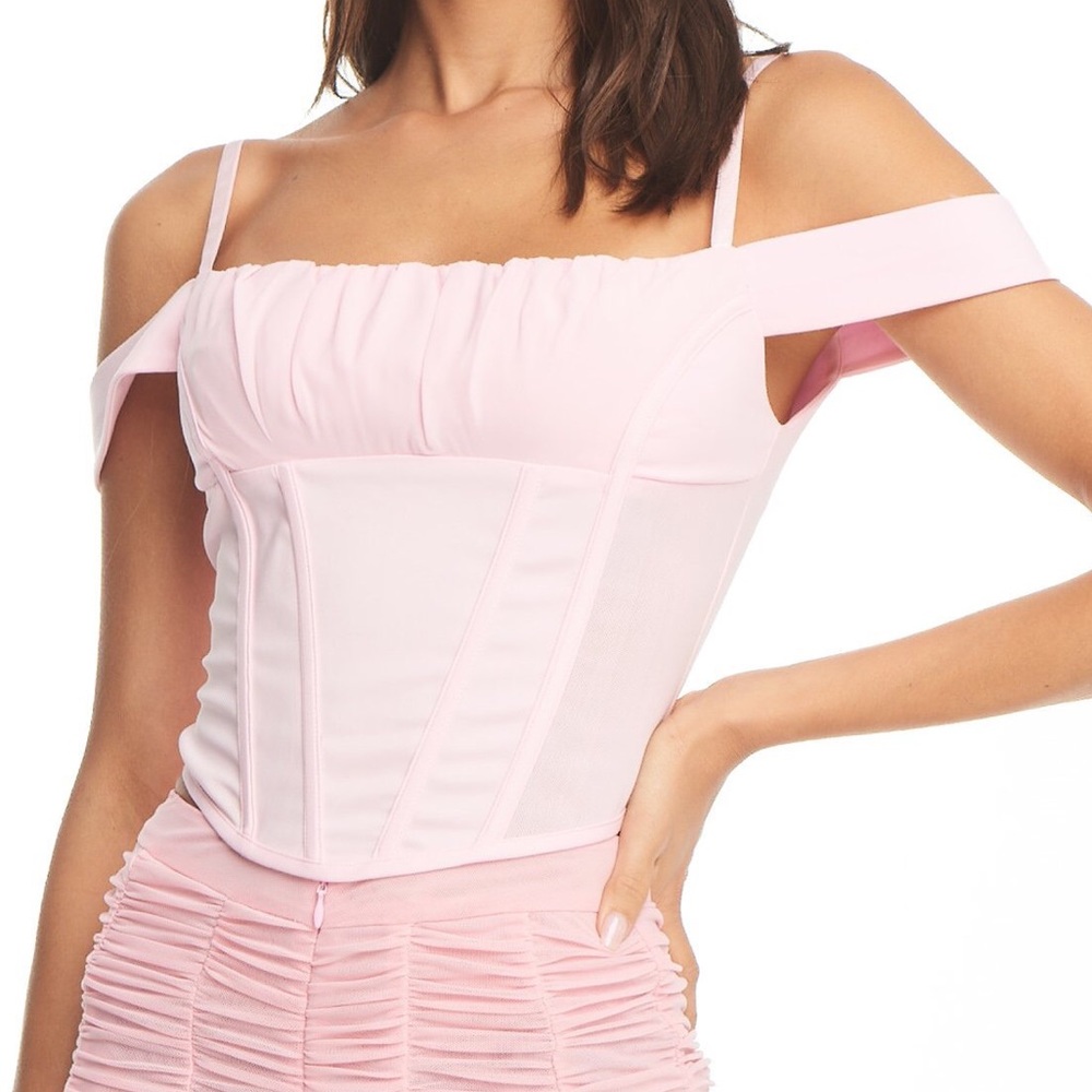I.AM.GIA Pink Bridget Bustier Top